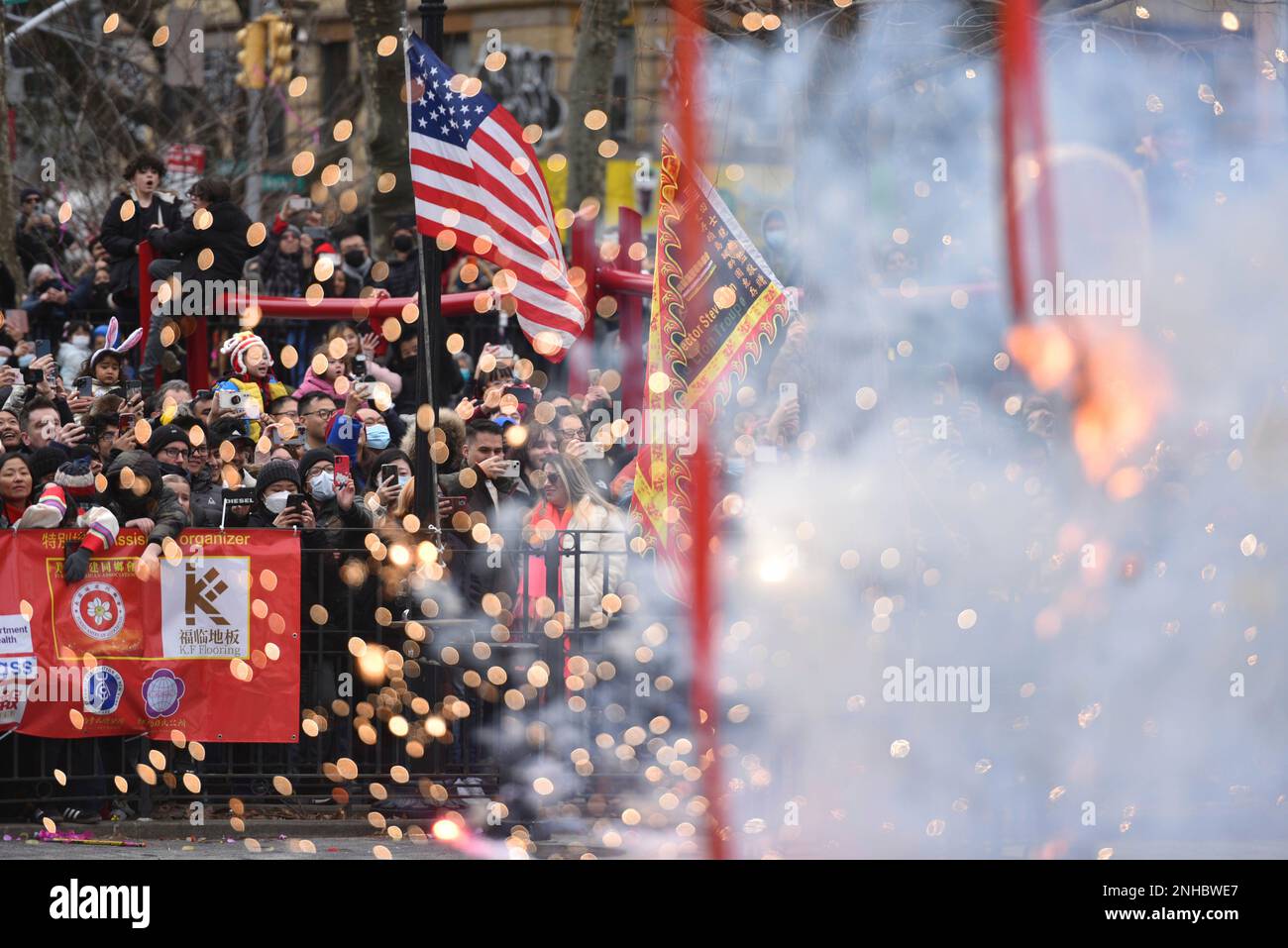 chinese new year firecracker ceremony nyc 2025