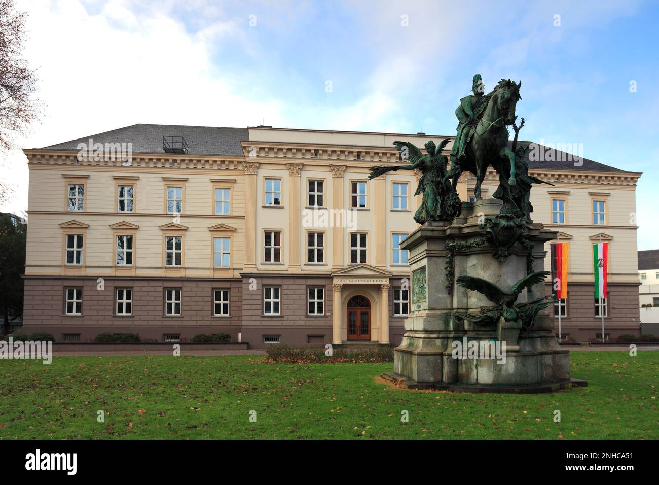 The Justice Ministry building, Düsseldorf City, North-Rhine-Westphalia, Germany, Europe. Stock Photo