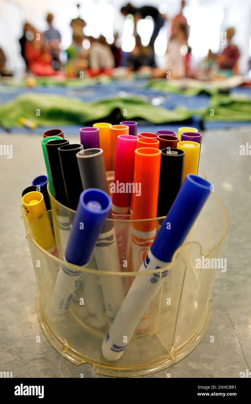 1st graders participate in the Mr. Land's, "Kids Who Care