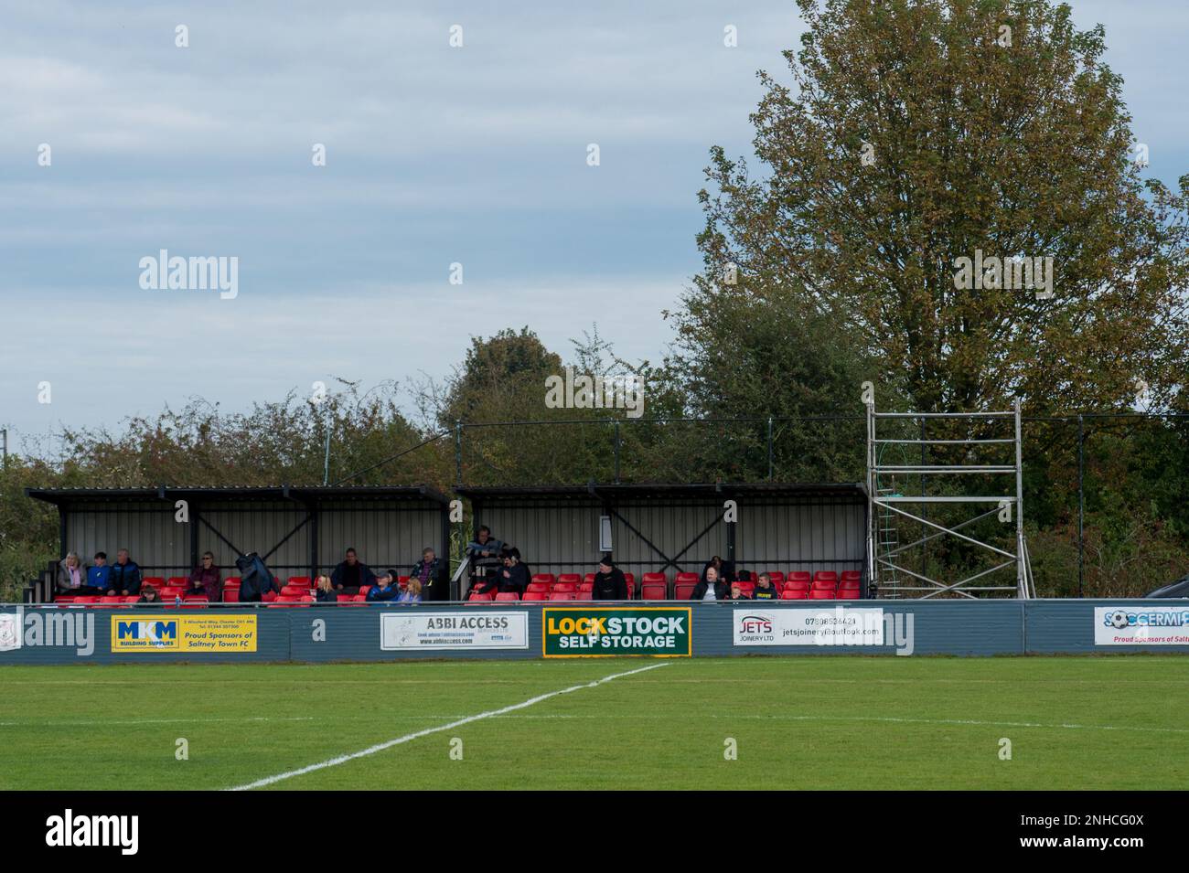 Saltney, Wales 16 October 2021. JD Welsh Cup Fourth round match between