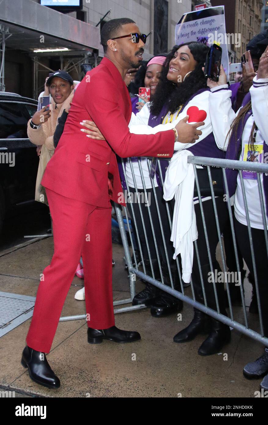 Michael B. Jordan Heading to Good Morning America on February 21, 2023 –  Star Style Man