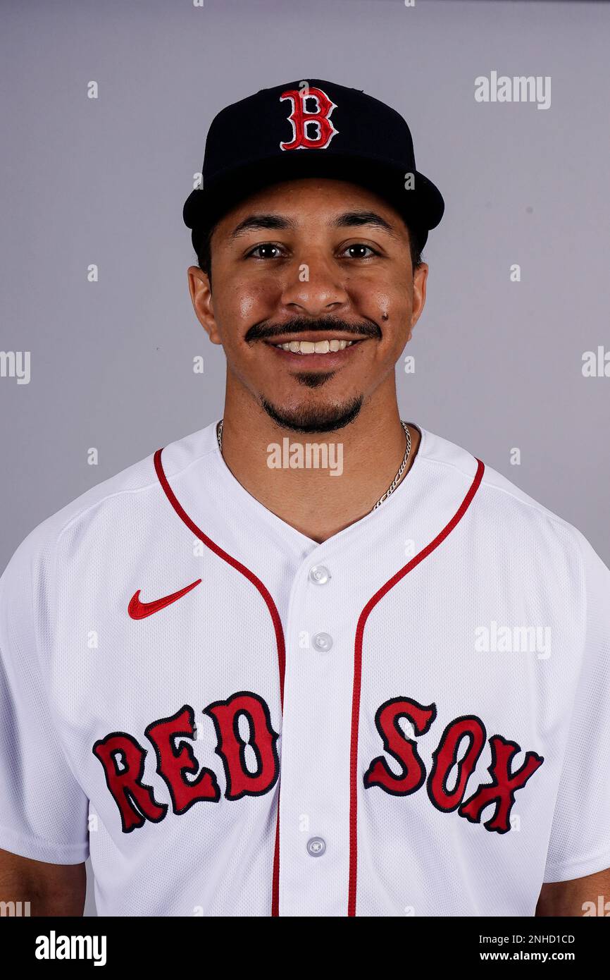 This is a 2023 photo of David Hamilton of the Red Sox baseball team