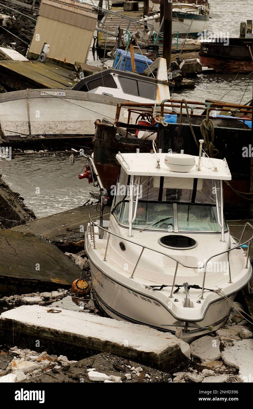 Crescent city harbor tsunami