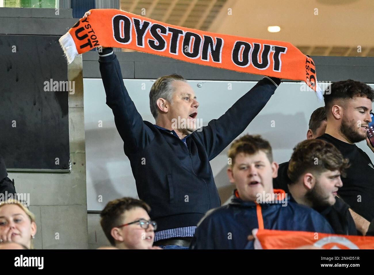 Blackpool Fans during the Sky Bet Championship match Blackburn Rovers