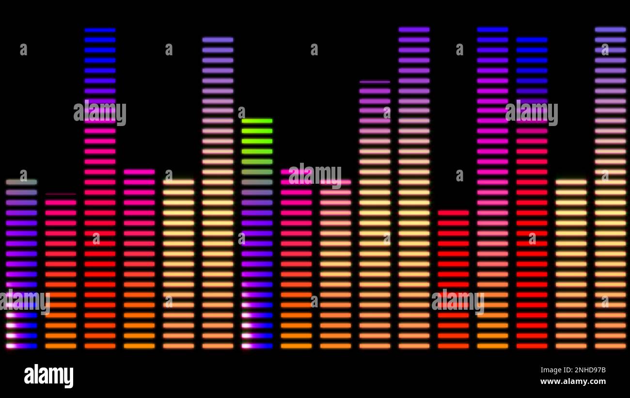 Digital equalizer bar graph, Sound Equalizer Abstract Background