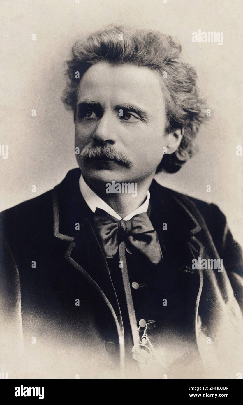 The Celebrated Norvegian Music Composer Edvard Hagerup Grieg ( Bergen 