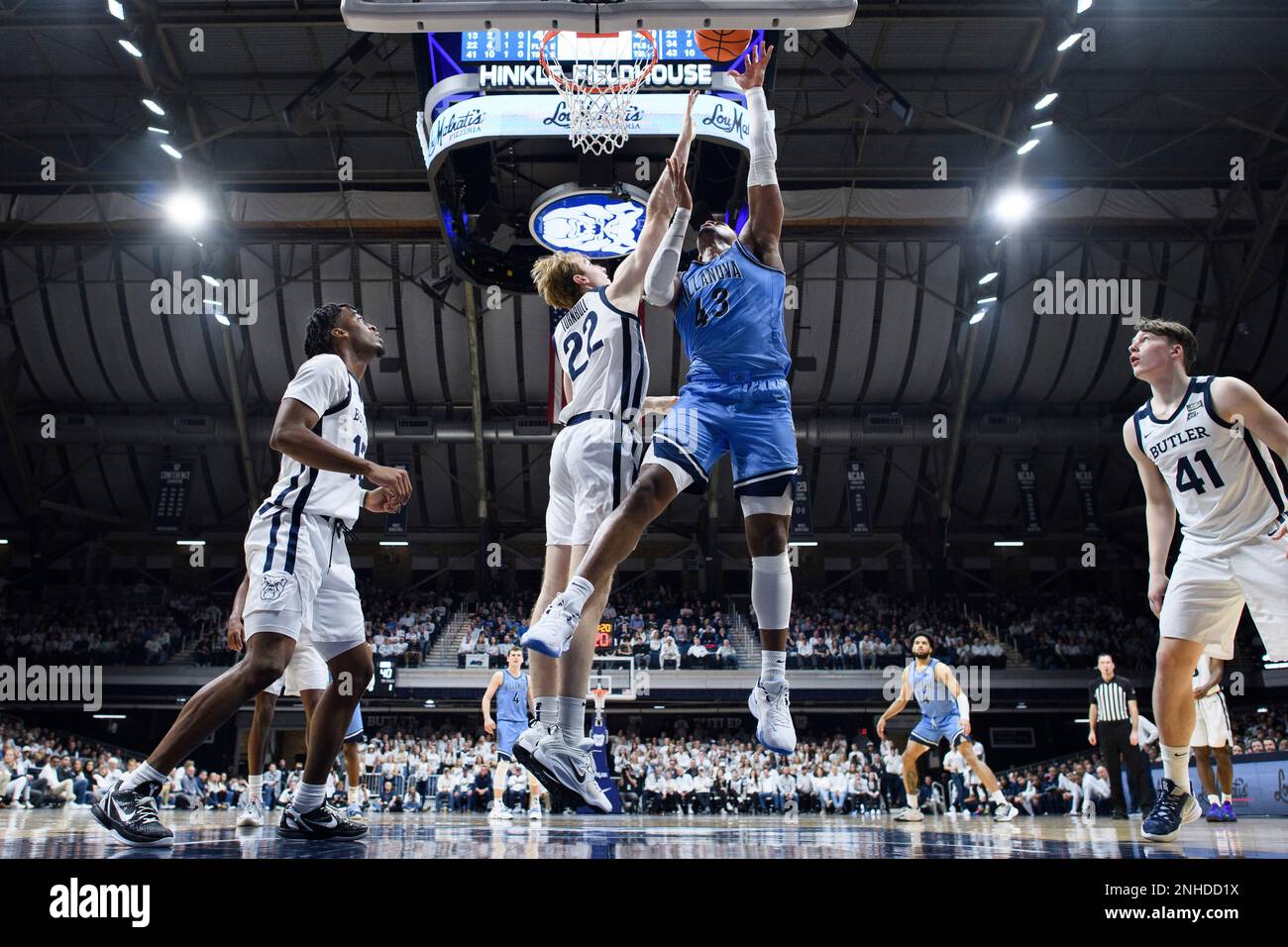 INDIANAPOLIS, IN JANUARY 13 Villanova Wildcats forward Eric Dixon