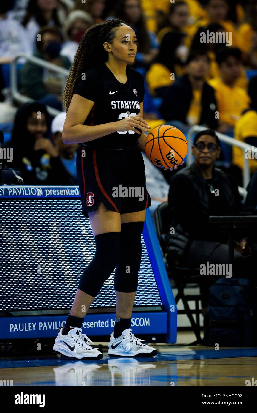 LOS ANGELES, CA - JANUARY 13: Stanford Cardinal guard Haley Jones (30 ...