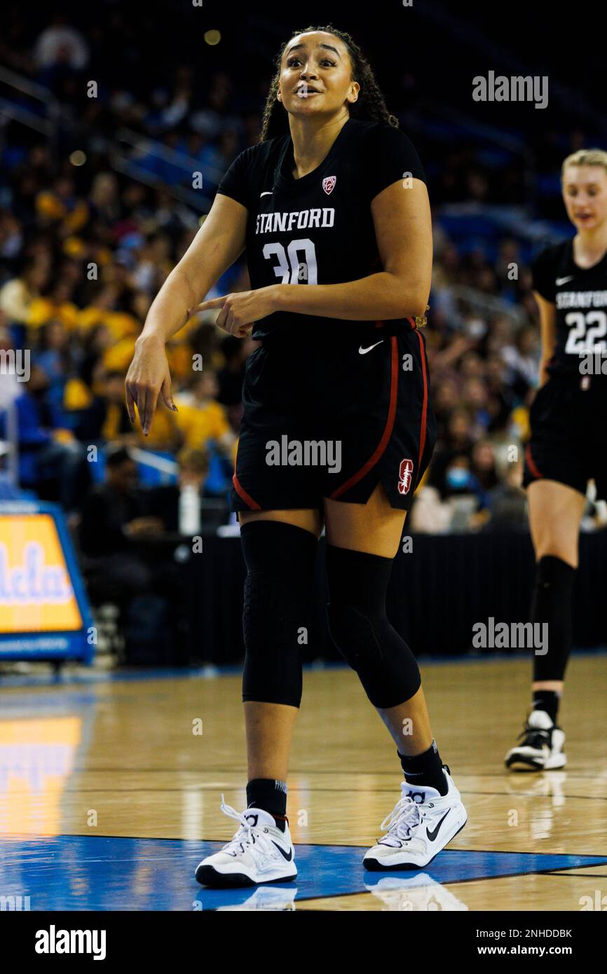 LOS ANGELES, CA - JANUARY 13: Stanford Cardinal guard Haley Jones (30 ...