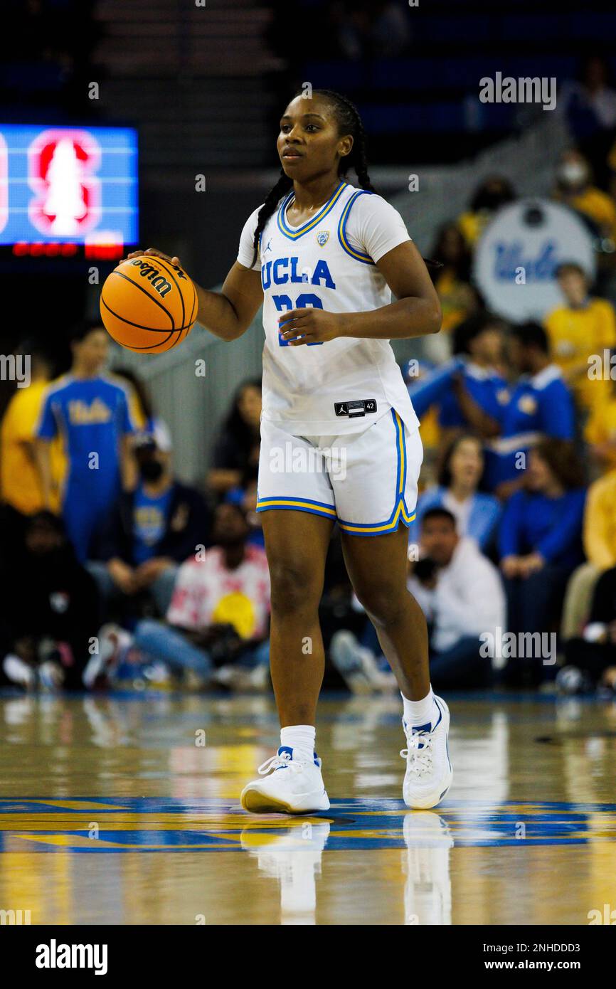 LOS ANGELES, CA JANUARY 13 UCLA Bruins guard Charisma Osborne (20) dribbles during the women