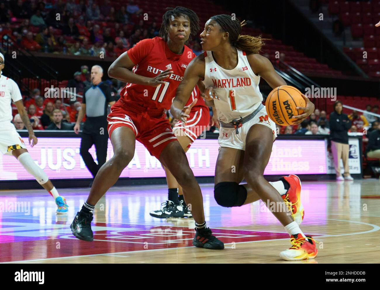 COLLEGE PARK, MD - JANUARY 15: Maryland Terrapins guard Diamond Miller ...