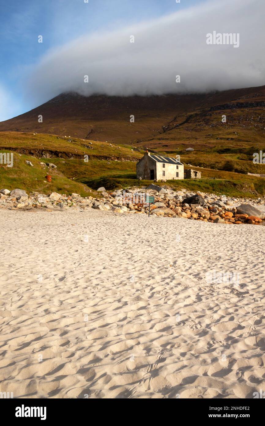 Keem beach on Achill island on the Wild Atlantic Way in County Mayo in Ireland Stock Photo