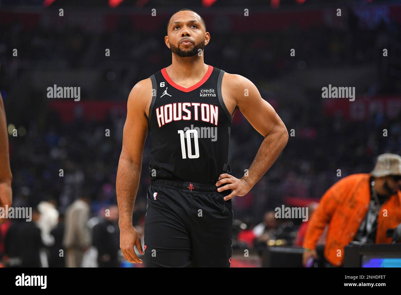 LOS ANGELES, CA - JANUARY 15: Houston Rockets Forward Eric Gordon (10 ...