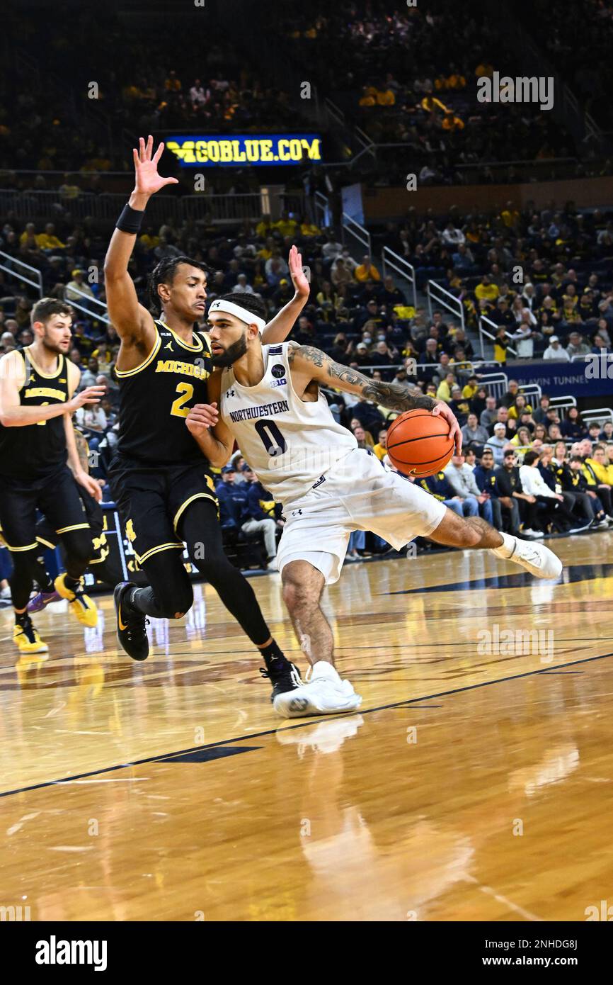 ANN ARBOR, MI - JANUARY 15: Northwestern Wildcats guard Boo Buie (0 ...