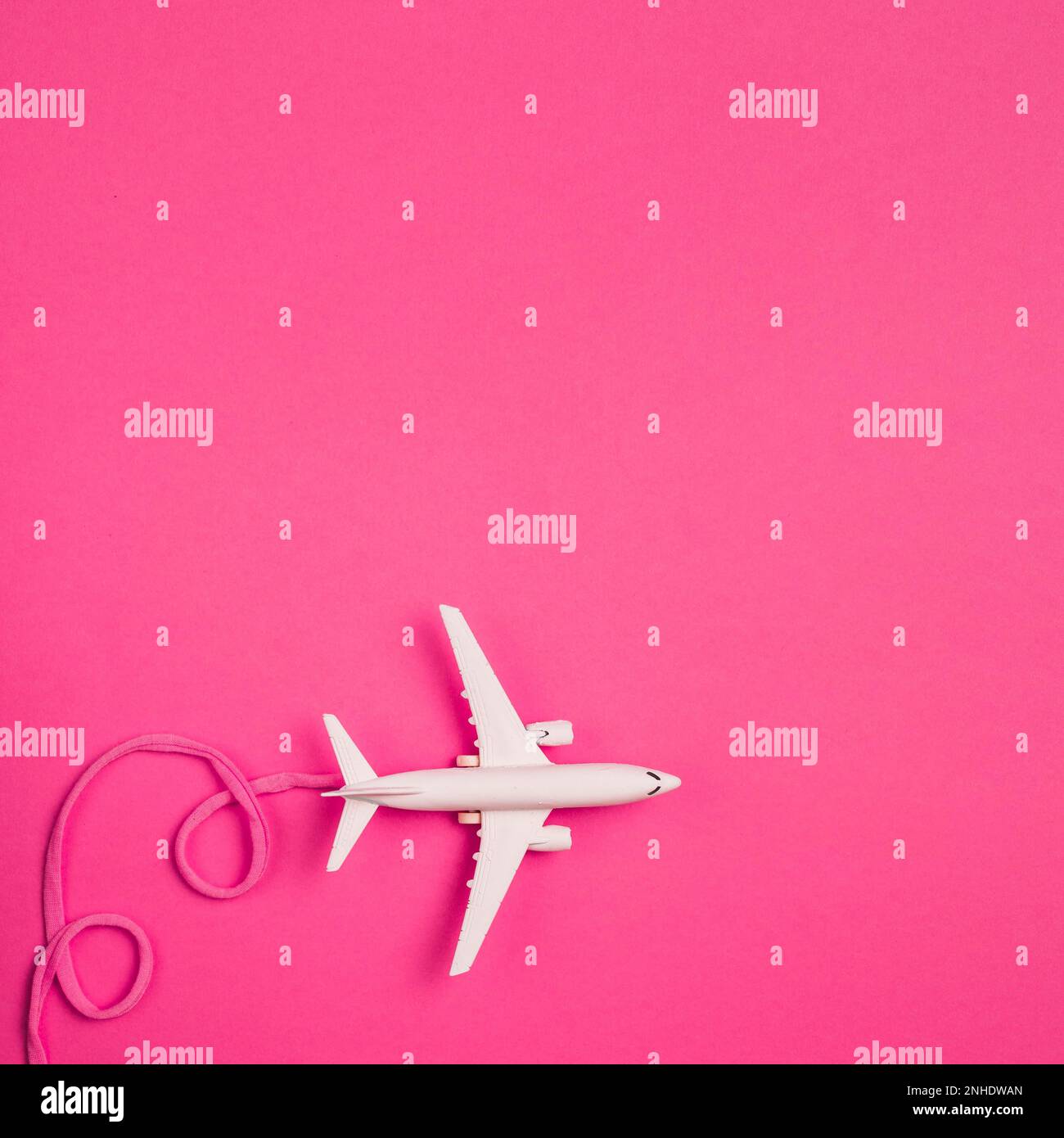 toy plane with pink lace. High resolution photo Stock Photo - Alamy