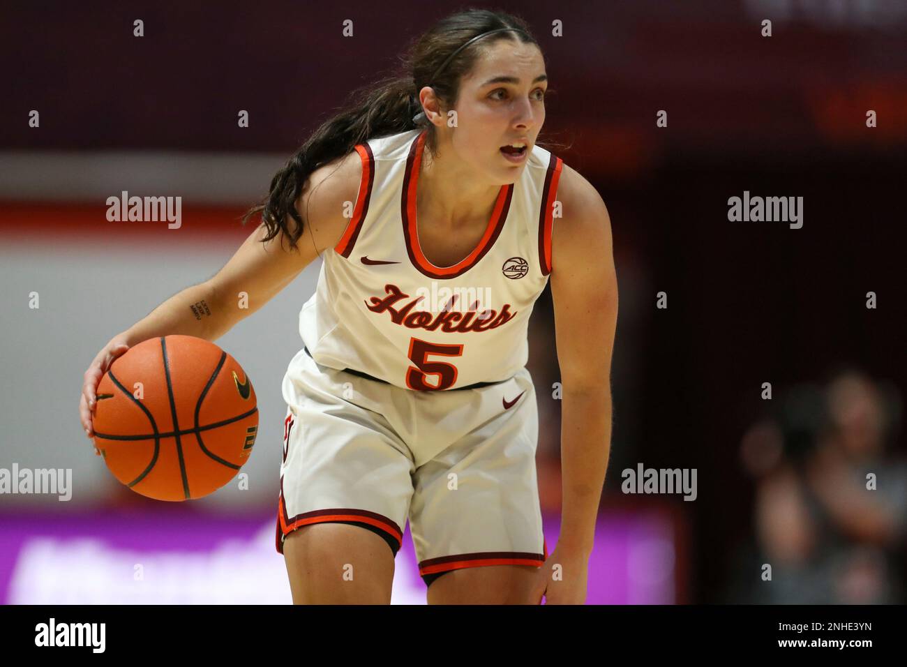 January 12, 2023 Virginia Tech Hokies guard Amoore (5