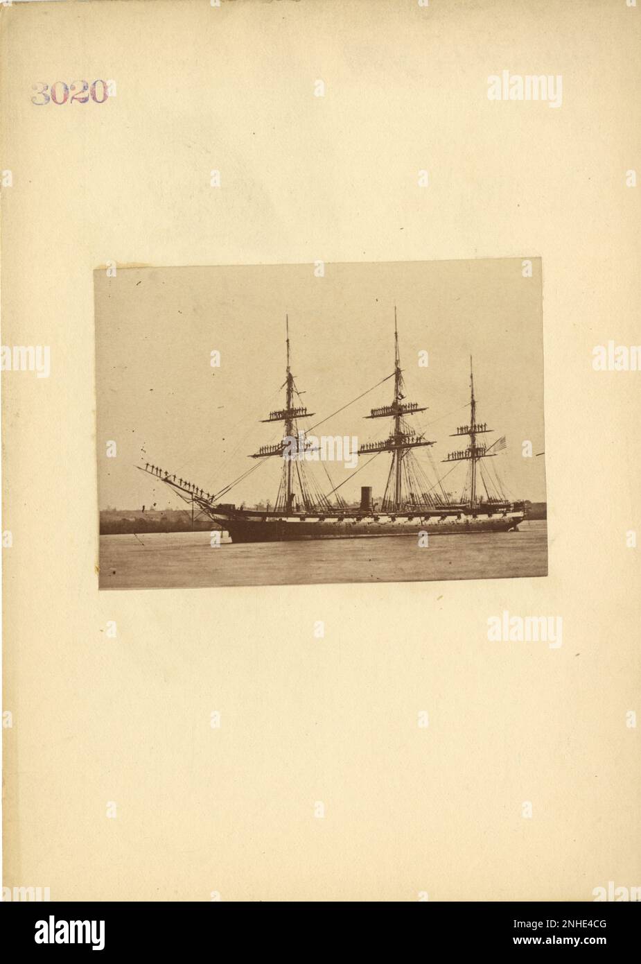"Pensacola", United States sloop-of-war 19th Century Mathew Brady ...