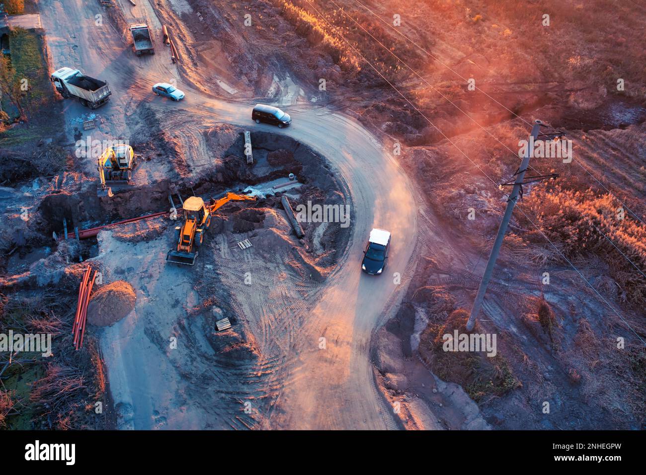 This striking photo showcases the latest in engineering technology for