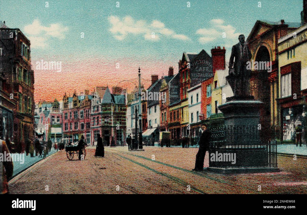 Broad st reading 1908 Stock Photo Alamy