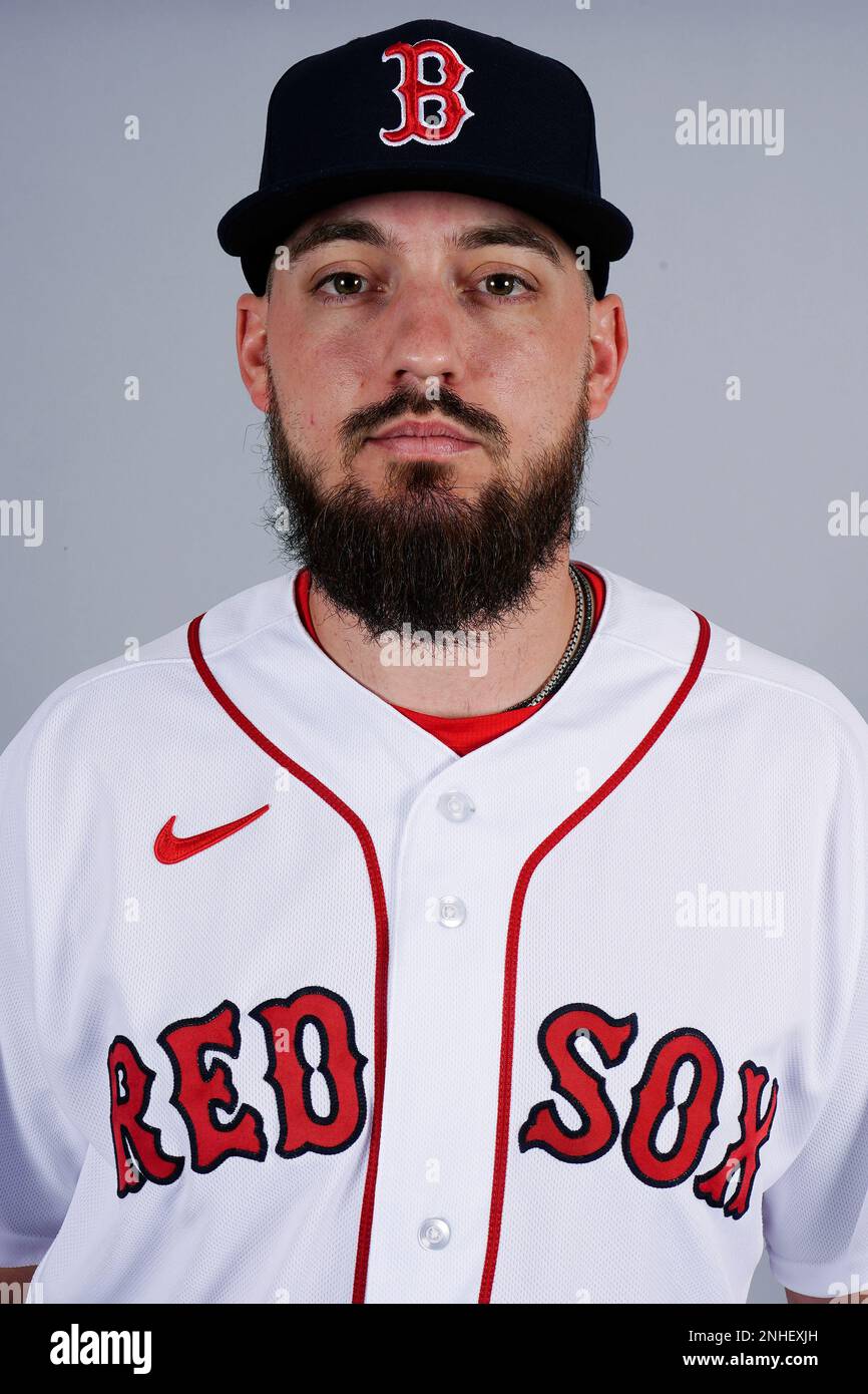 This is a 2023 photo of relief pitcher John Schreiber of the Red Sox