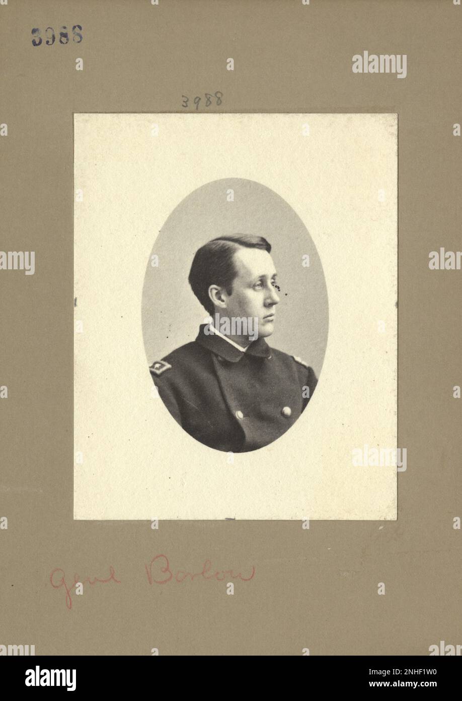 Gen. Francis C. Barlow 19th Century Mathew Brady, Quartermaster, and