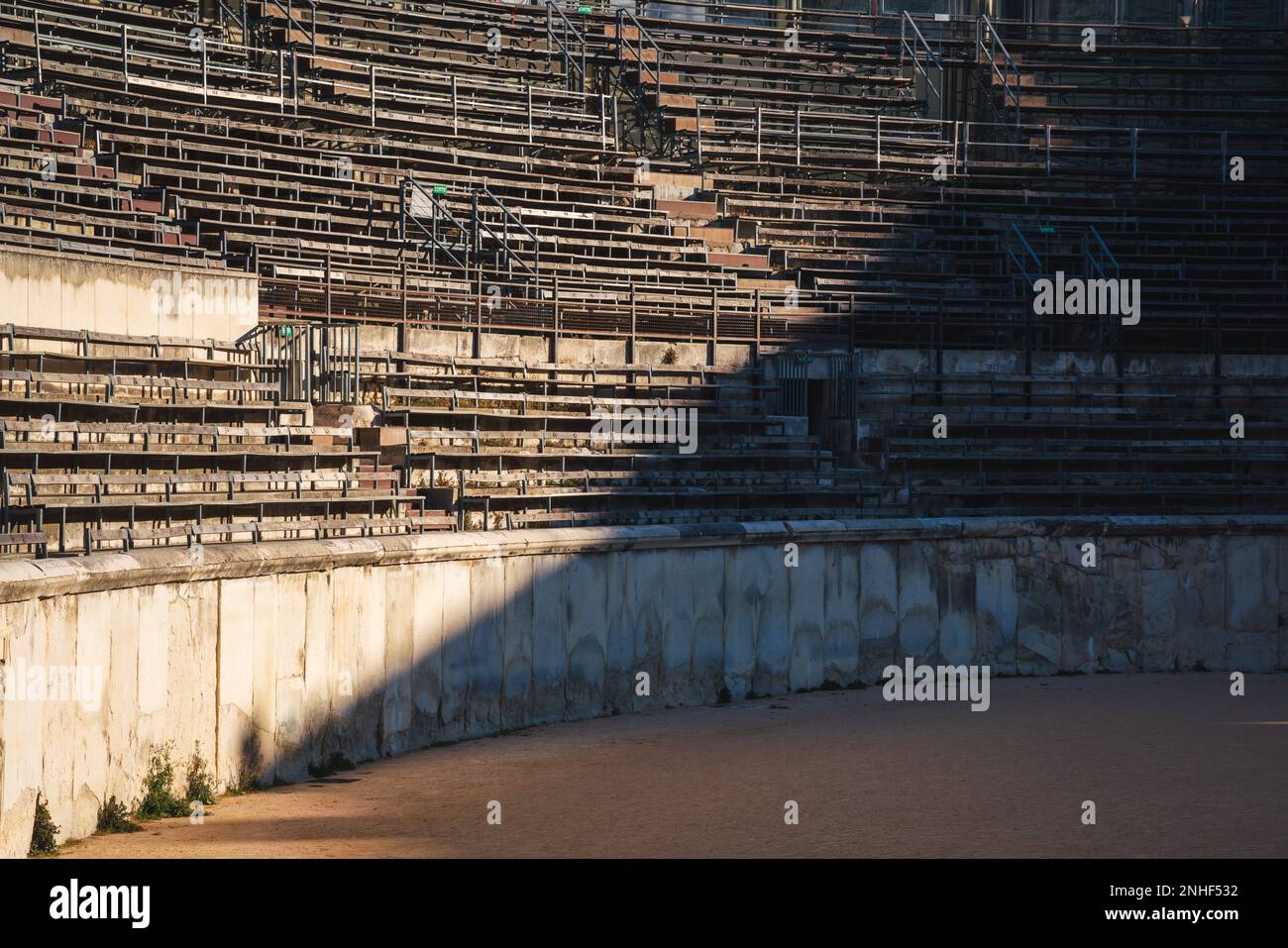 Architecture of the Arena of Nîmes, France Stock Photo - Alamy