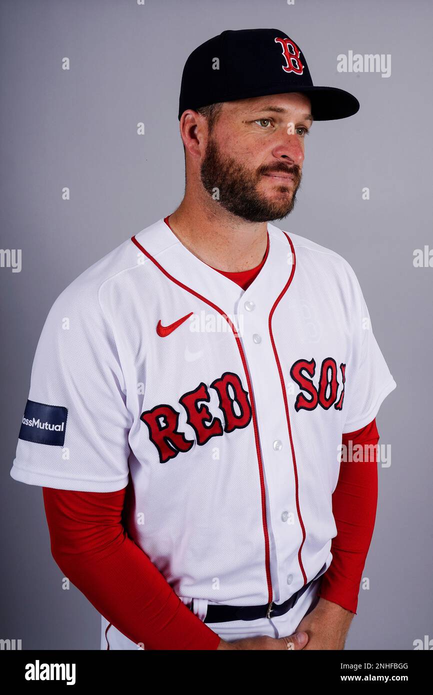 This is a 2023 photo of relief pitcher Ryan Brasier of the Red Sox