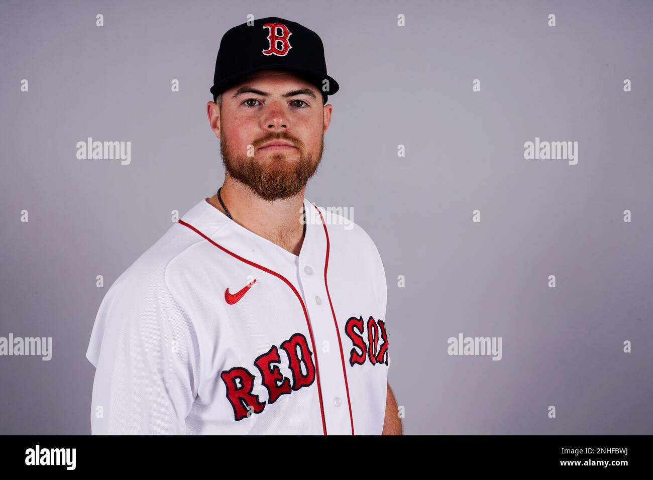 This is a 2023 photo of second baseman Christian Arroyo of the Red Sox  baseball team. This image reflects the Red Sox active roster as of Tuesday,  Feb. 21, 2023, in Fort