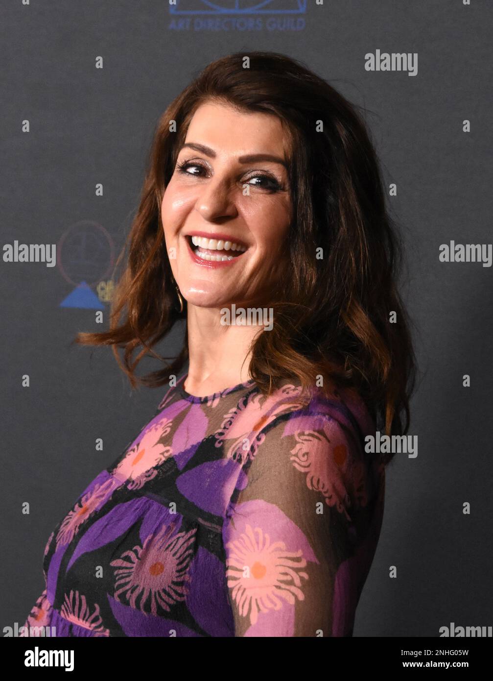 Los Angeles, California, USA 18th February 2023 Actress Nia Vardalos  attends the 27th Annual Art Directors Guild Awards at InterContinental Los  Angeles Downtown on February 18, 2023 in Los Angeles, California, USA.