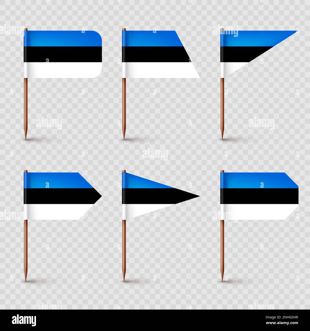 Premium Vector | The National Flag Of Estonia In Europe - Foto 6
