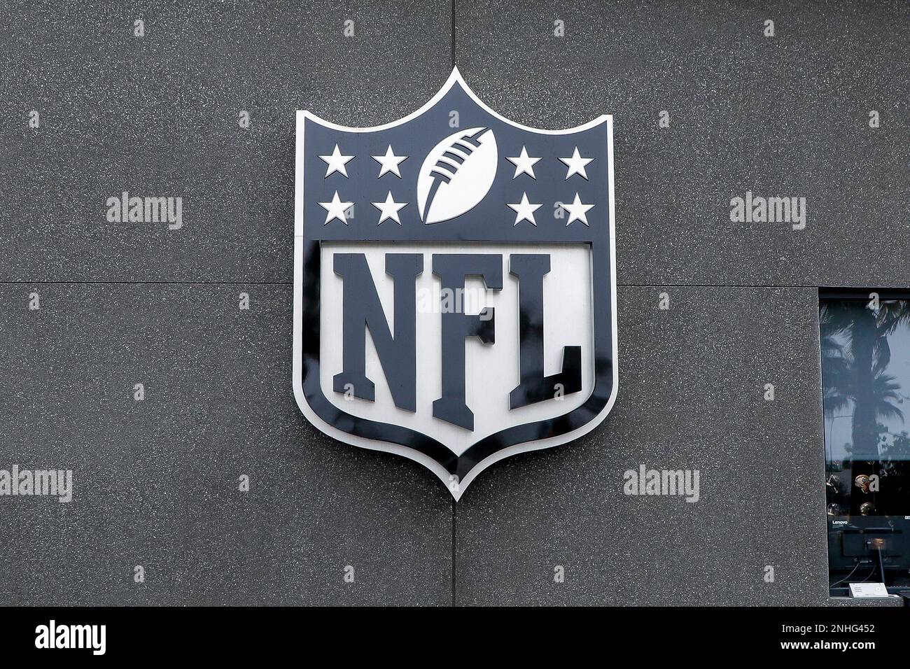 INGLEWOOD, CA - JANUARY 04: The NFL shield displayed on the NFL