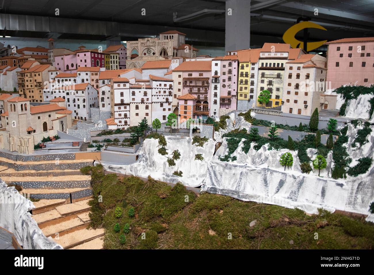 The model of the old town of Cuenca, on January 4, 2023, in Cuenca