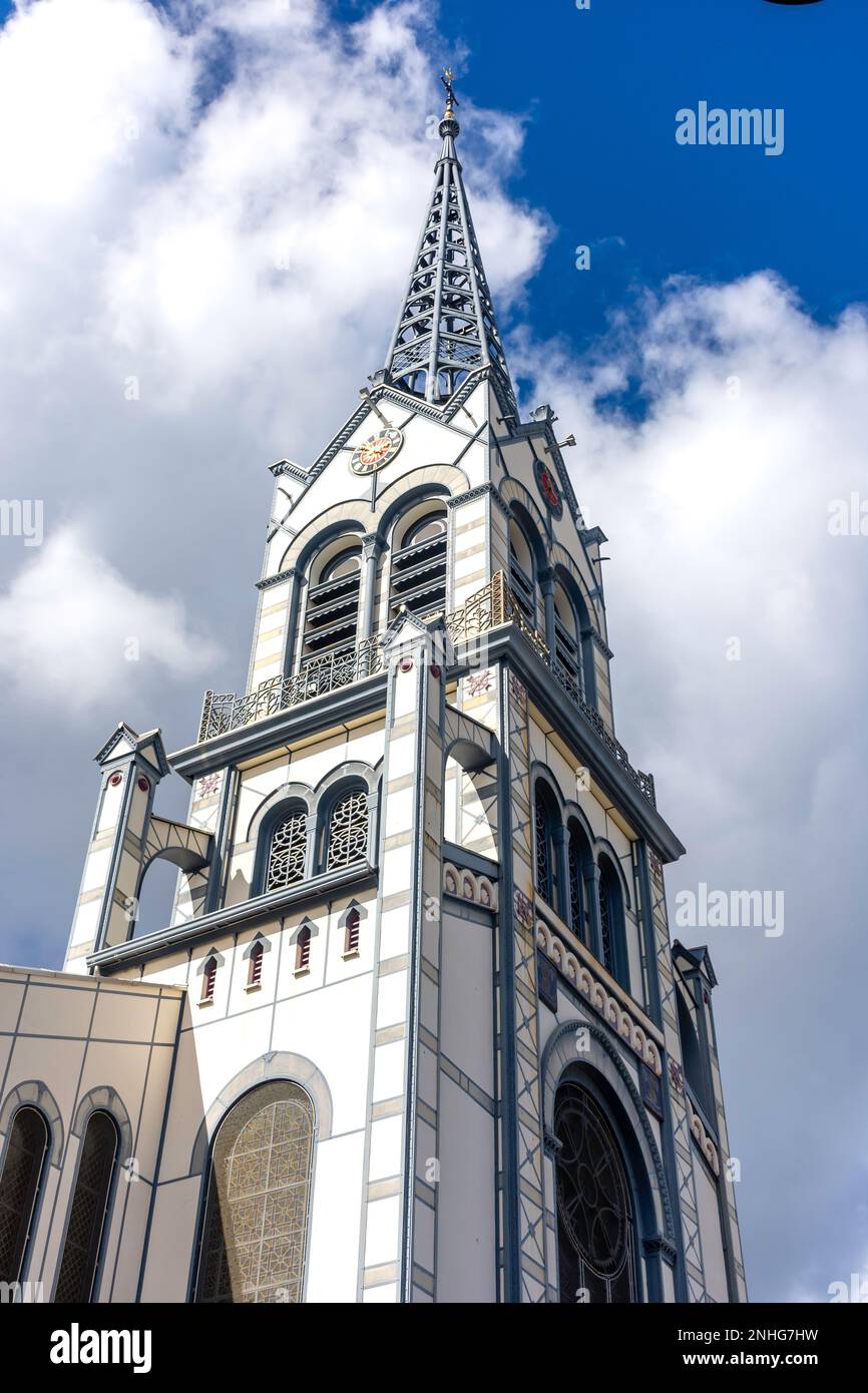 St. Louis Cathedral (Cathédrale Saint-Louis), Place Monseigneur Roméro, Fort-de-France, Martinique, Lesser Antilles, Caribbean Stock Photo