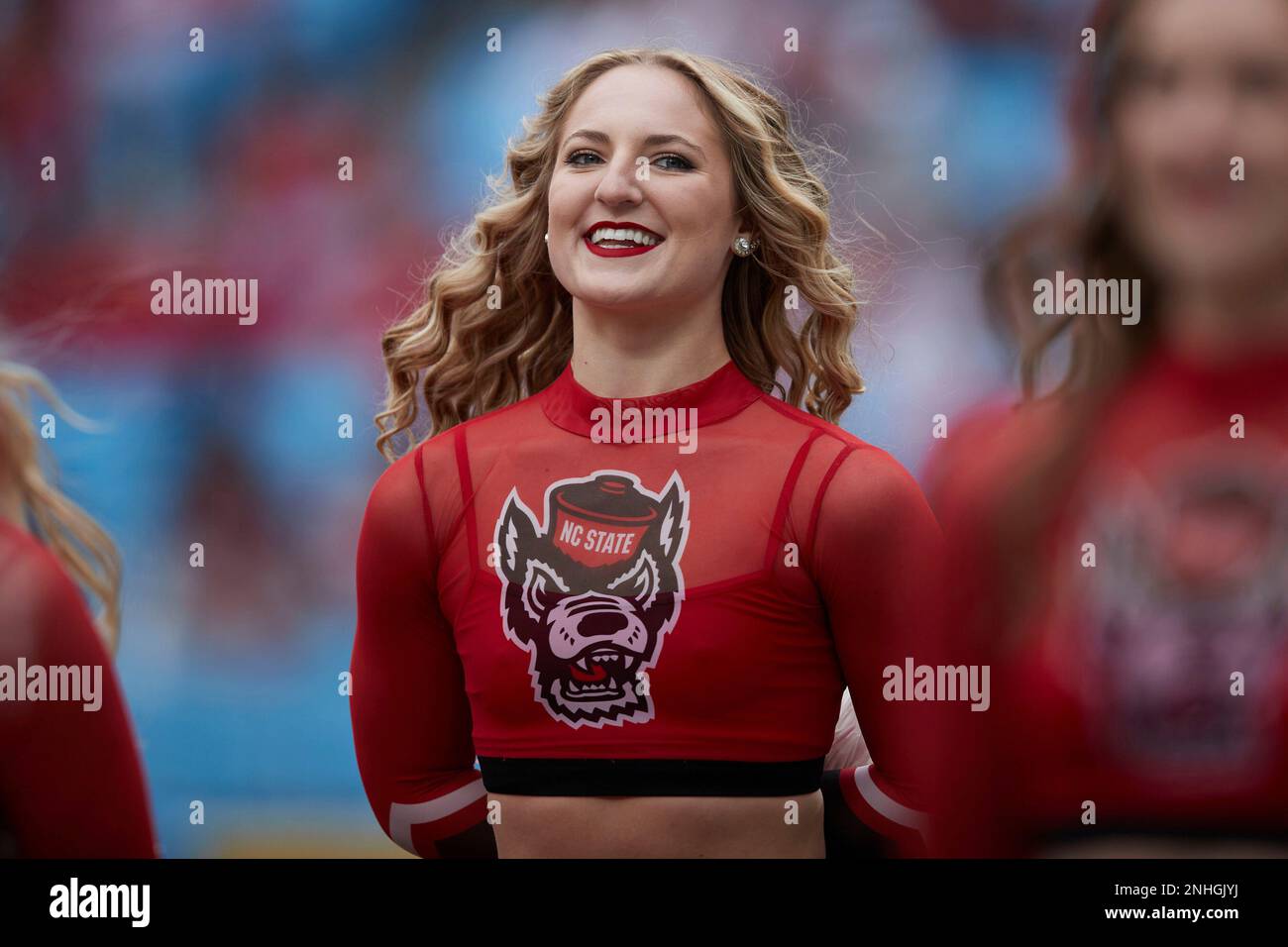 North Carolina State Wolfpack dance team member Kaylee Fallin during