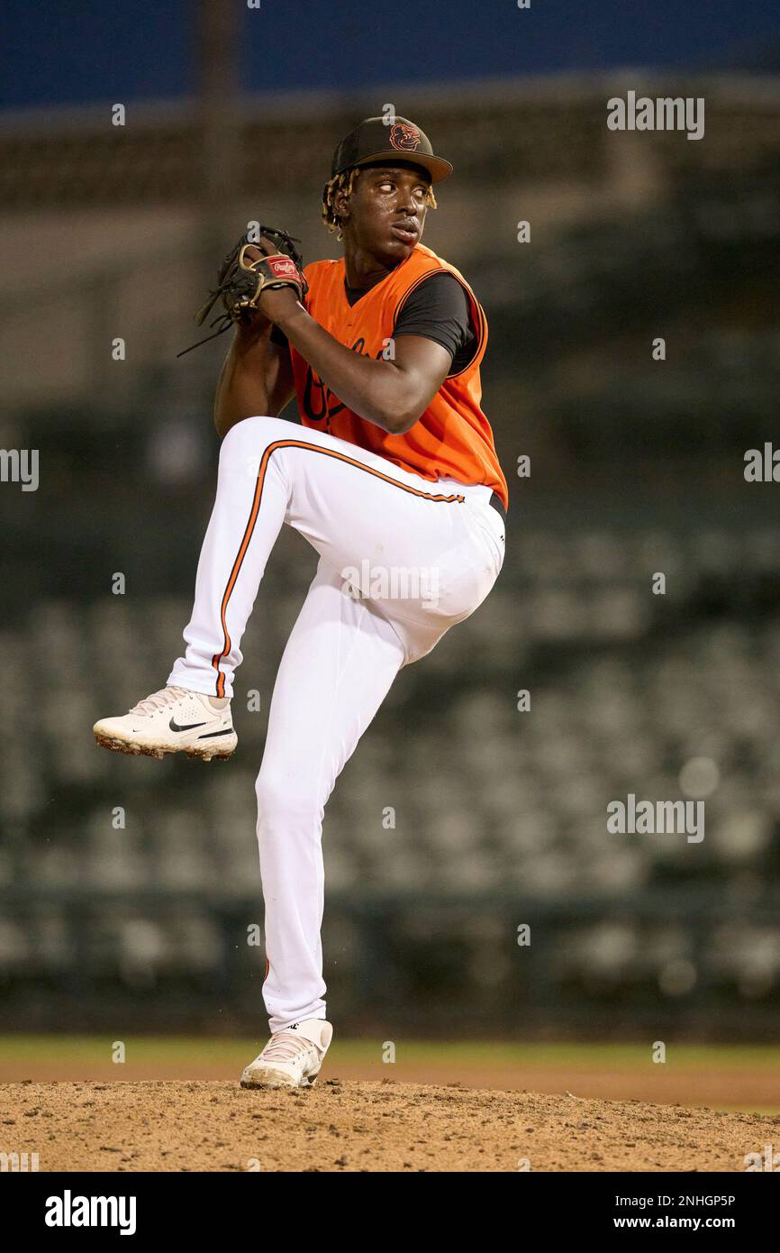 FCL Orioles pitcher Junior Pina (45) during a Florida Complex League ...