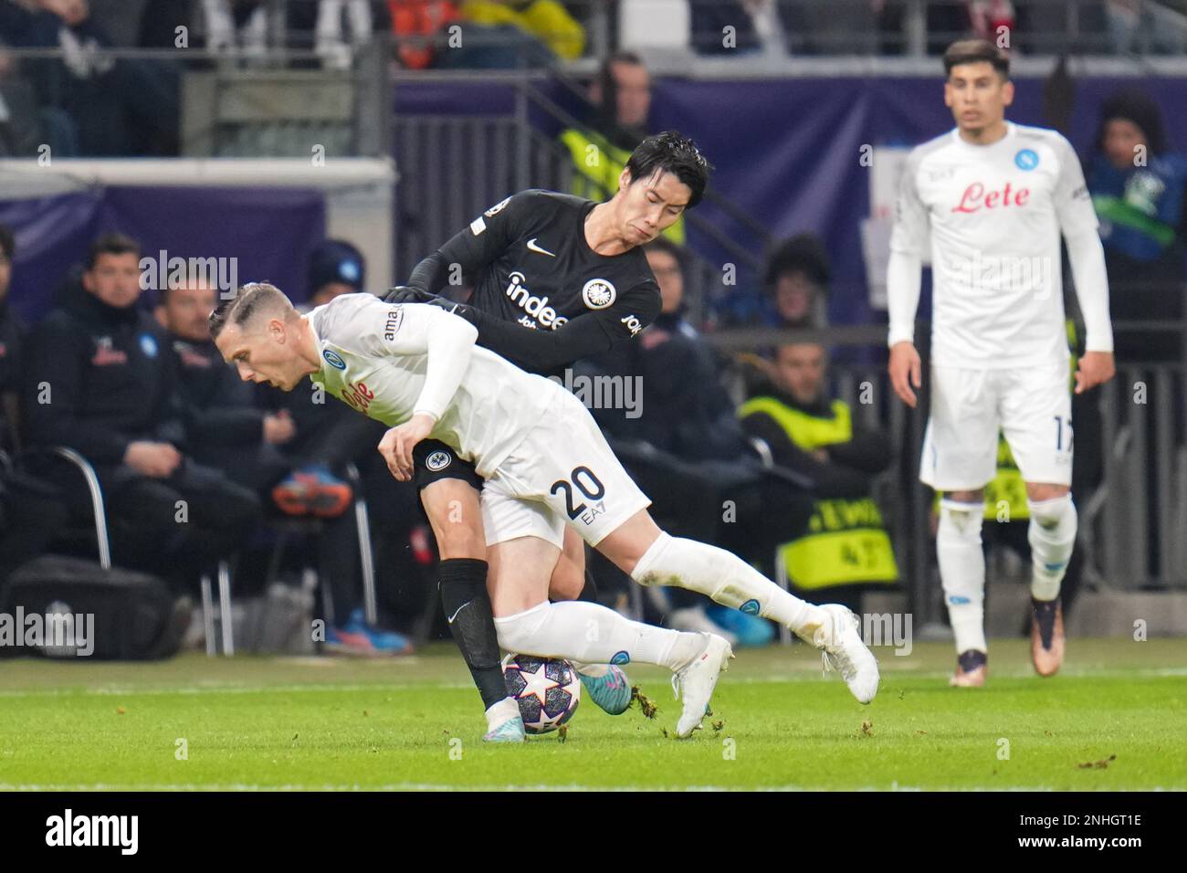 Piotr Zielinski Durante Jogo Uefa Champions League 2023 Entre Braga —  Fotografia de Stock Editorial © mrogowski_photography #677115976