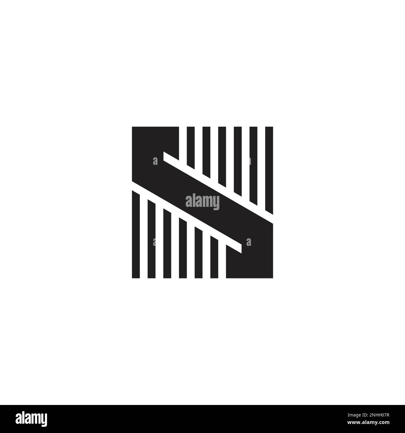 letter s stripes square geometric logo vector Stock Vector Image & Art ...