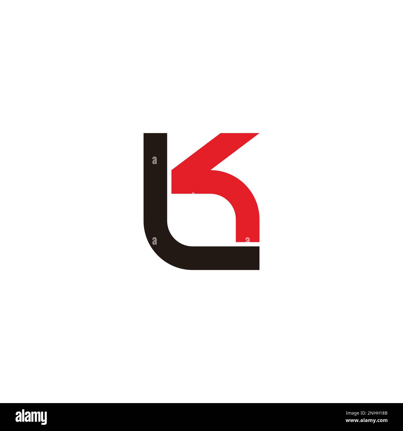 letter lk simple linked colorful logo vector Stock Vector Image & Art ...