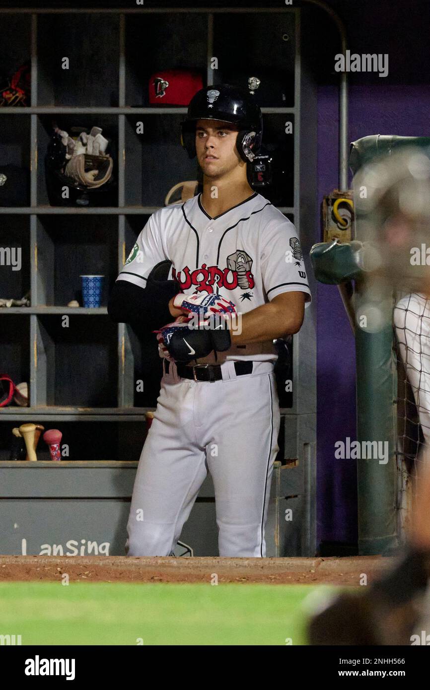 Lansing Lugnuts Max Muncy (4) during a Midwest League baseball game