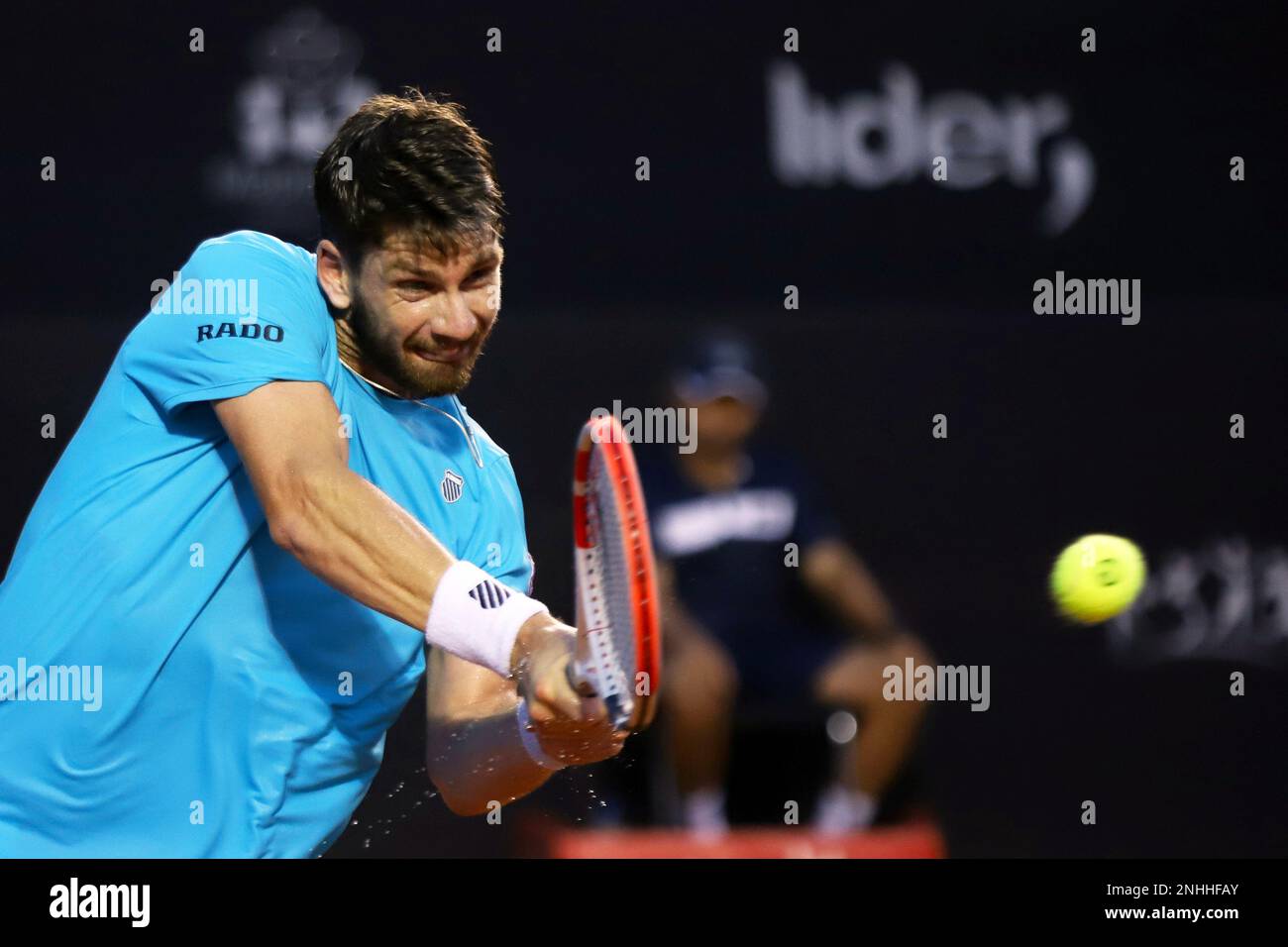 Rio De Janeiro, Brazil . 21st February 2023; Jockey Club Brasileiro, Rio,  Brazil: ATP 500 Rio Open, Day 2; Cameron Norrie (GBR) plays against Juan  Manuel Cerundolo (ARG) Credit: Action Plus Sports