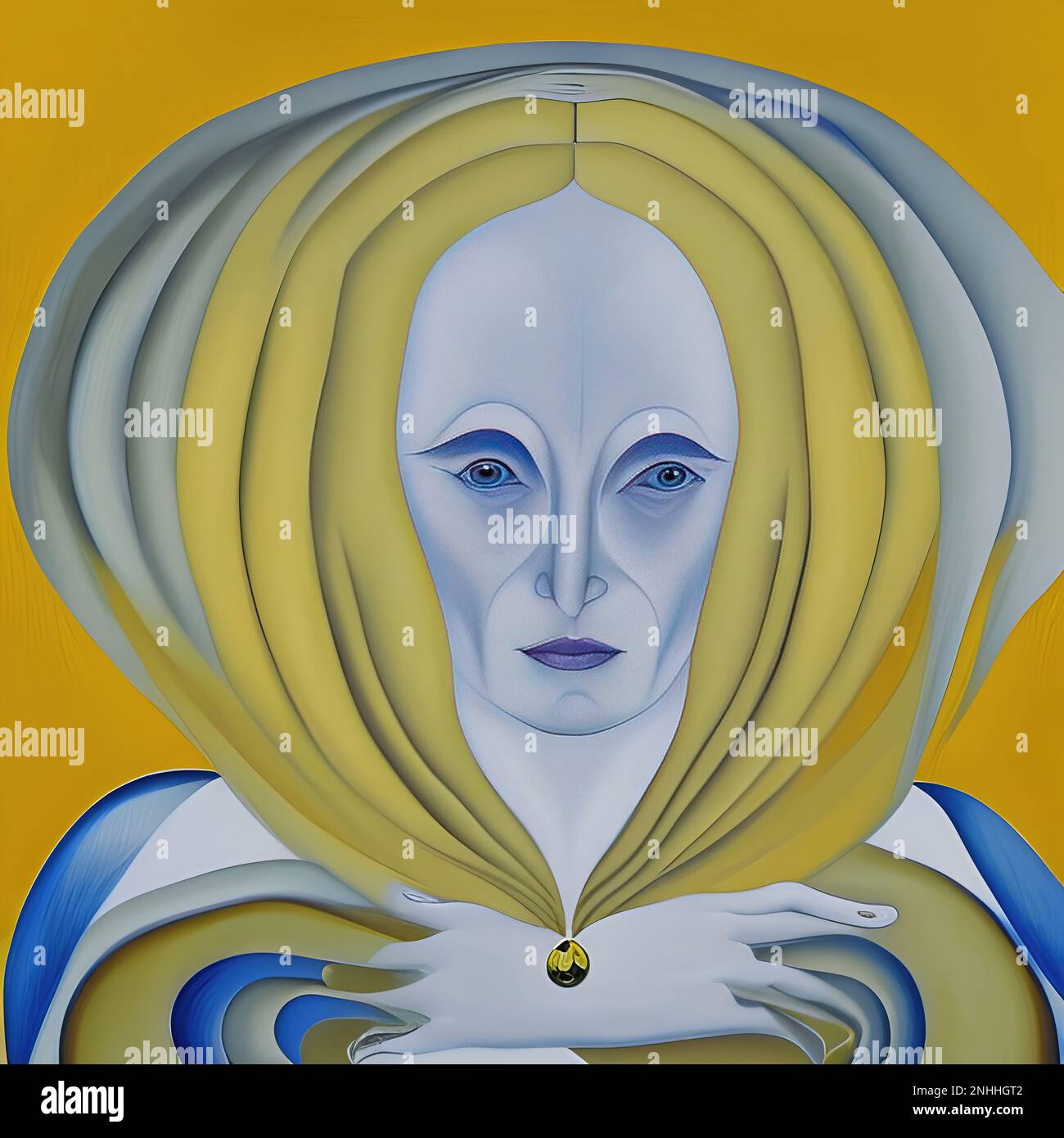 Sacred woman priestess artwork Stock Photo Alamy