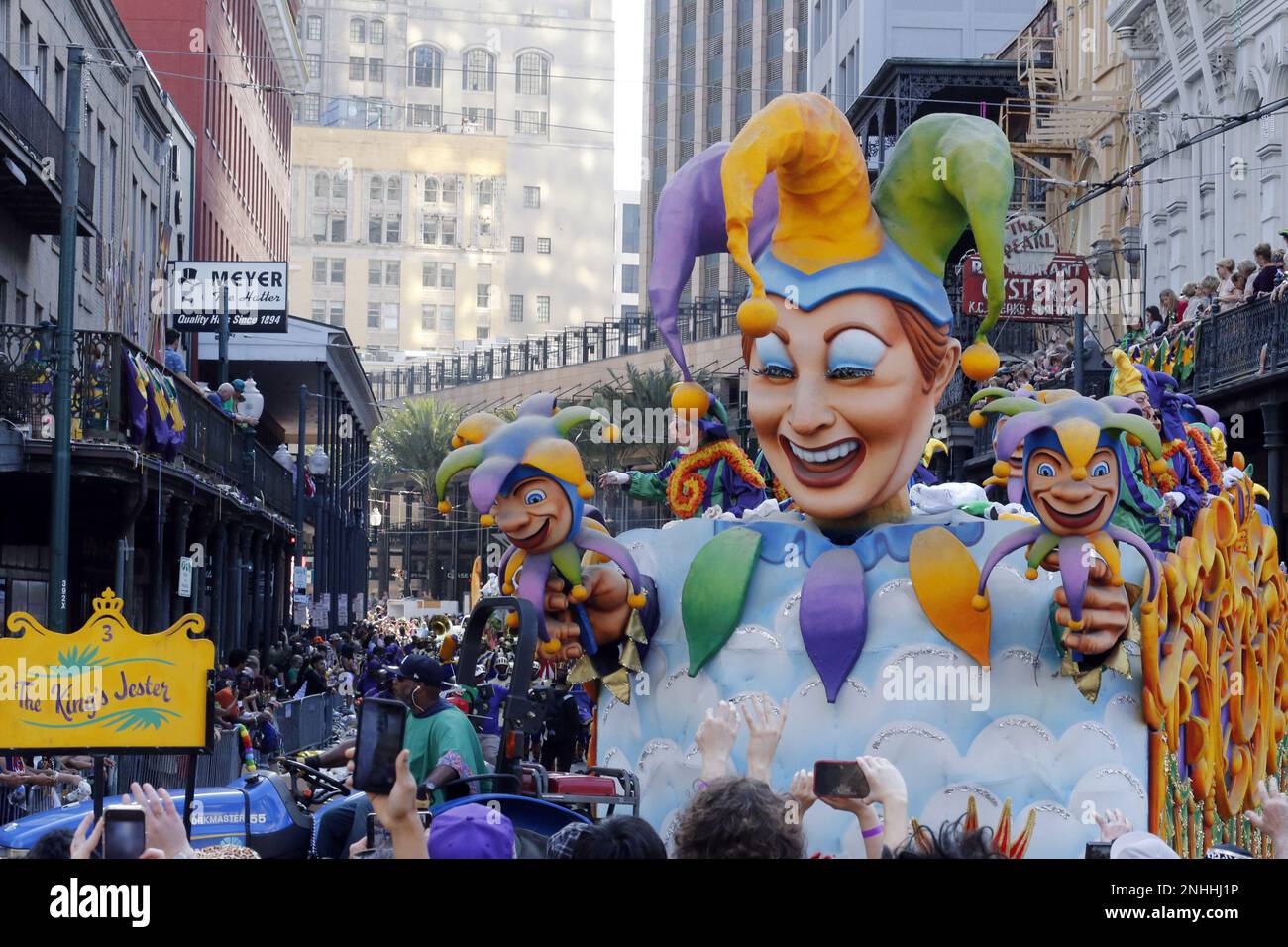 New Orleans United States 22nd - New Orleans United States 22nd Feb 2023 The Rex Parades Down St Charles Ave In New Orleans On Fat Tuesday February 21 2023 Photo By Aj Siscoupi Credit Upialamy Live News 2NHHJ1P 