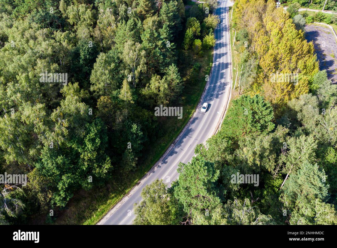 Drone view smooth flight on hi-res stock photography and images - Alamy