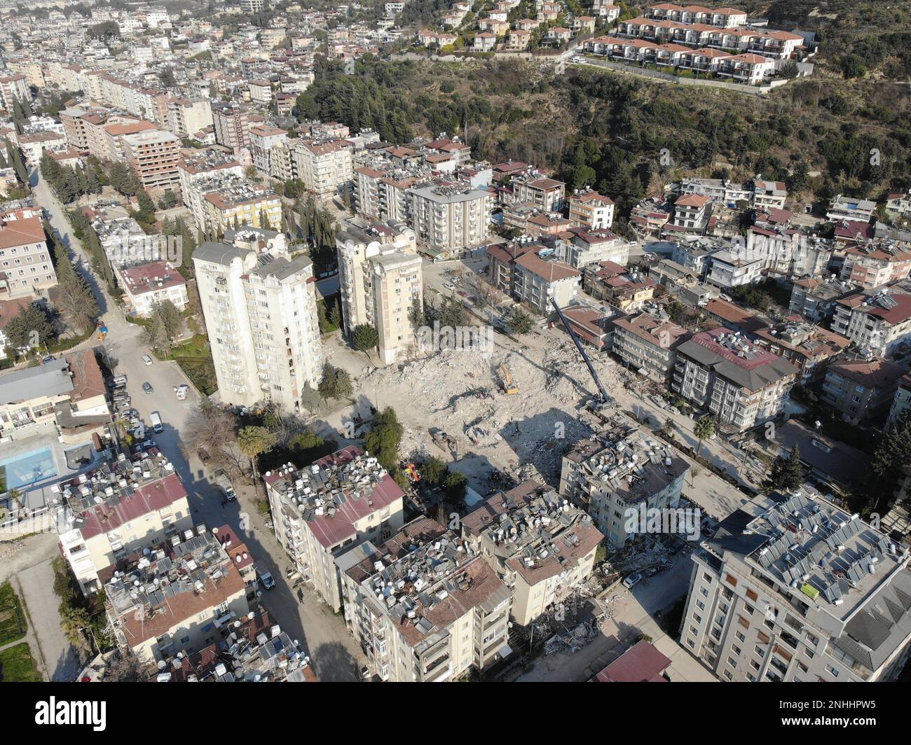 Antakya, Hatay, Turkey Drone Footage February 13th, 2023 Turkey
