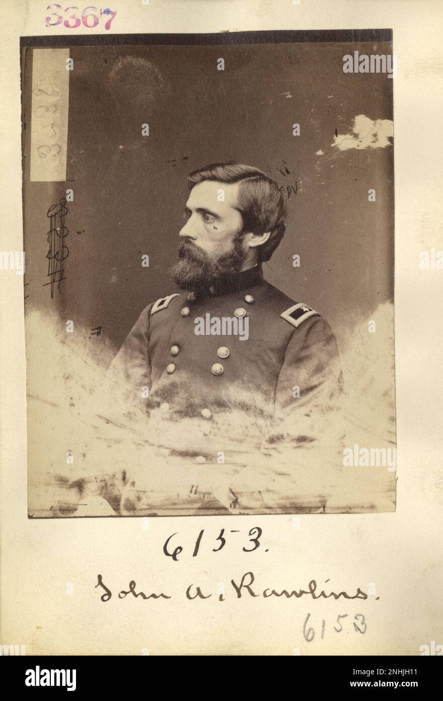 Gen. John A. Rawlins 19th Century Mathew Brady, Quartermaster, and