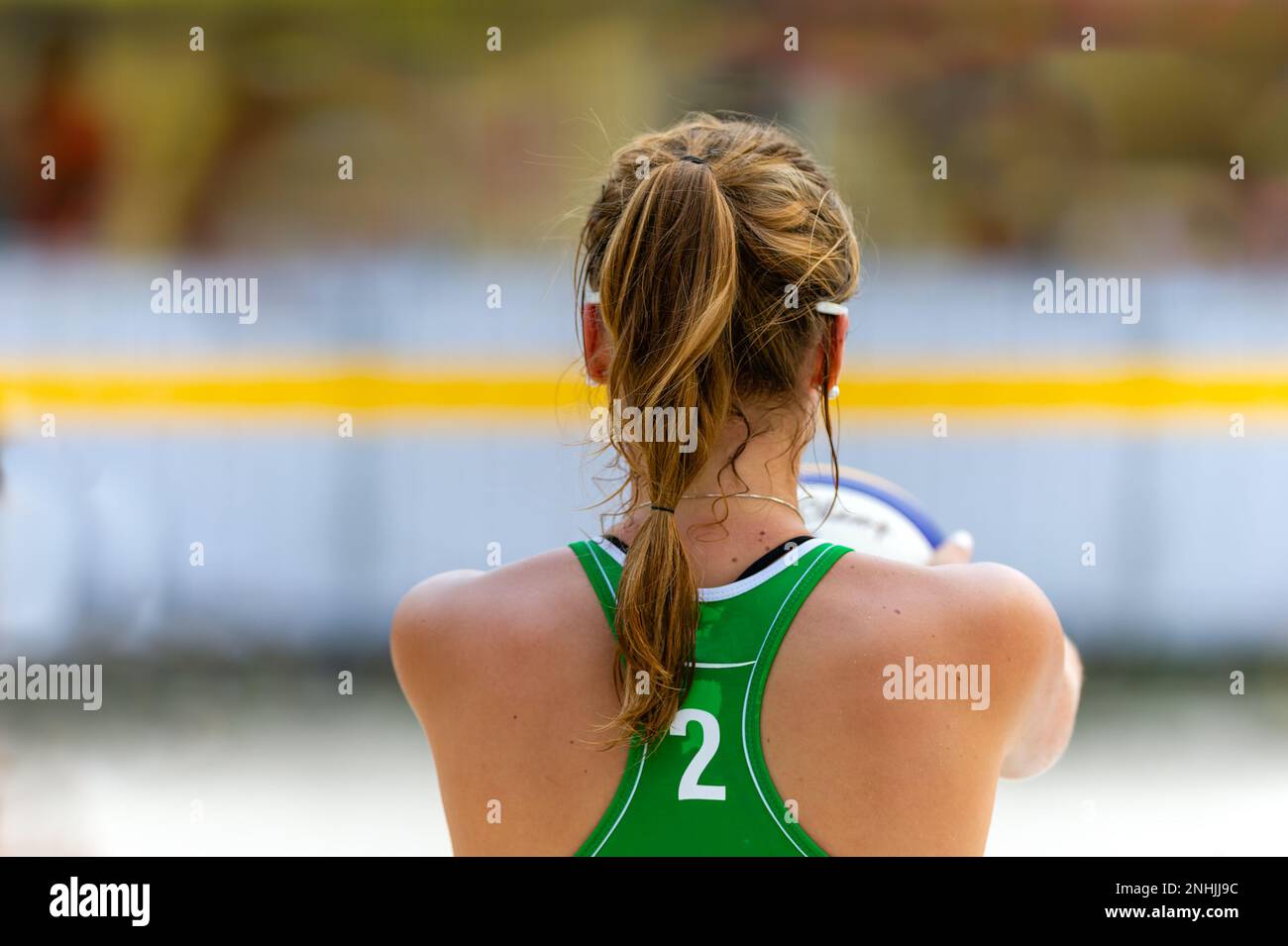 Women beach volley hi-res stock photography and images