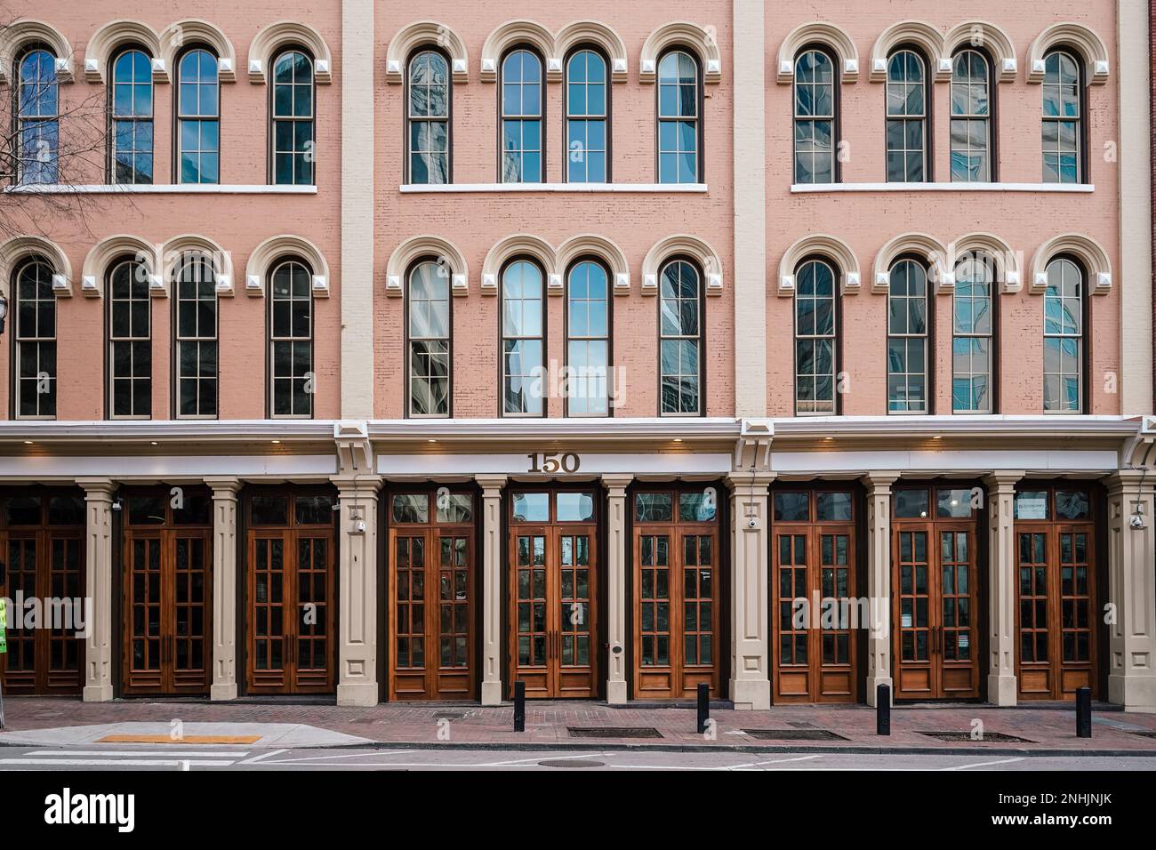 A pre world war 1 constructed downtown buliding located at 150 second ave north in downtown Nashville, Tennessee, US Stock Photo