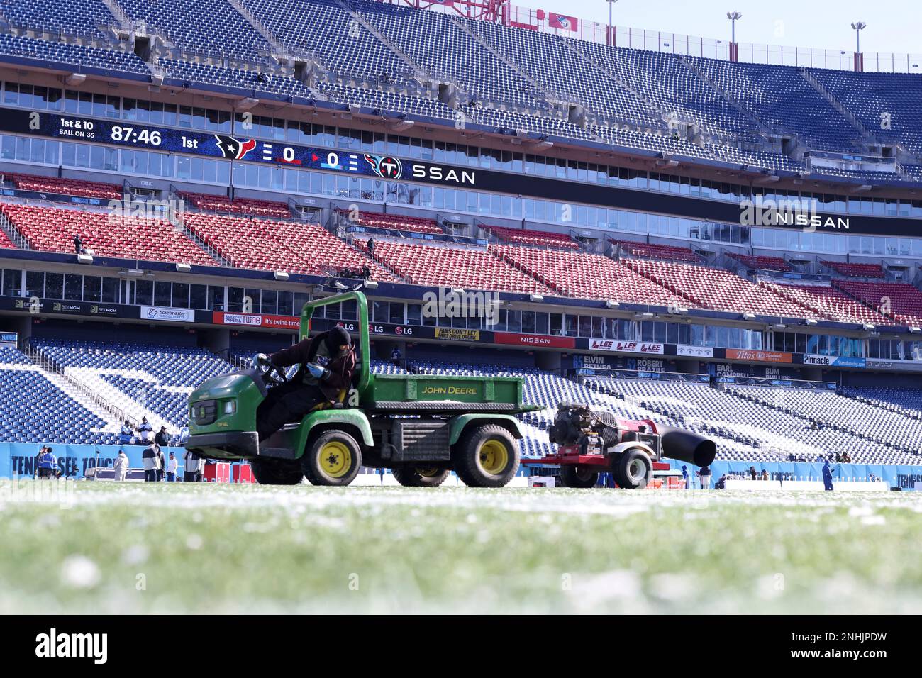 NASHVILLE, TN - DECEMBER 24: during a game between the Tennessee Titans and  the Houston Texans, December 24, 2022 at Nissan Stadium in Nashville,  Tennessee. (Photo by Matthew Maxey/Icon Sportswire) (Icon Sportswire