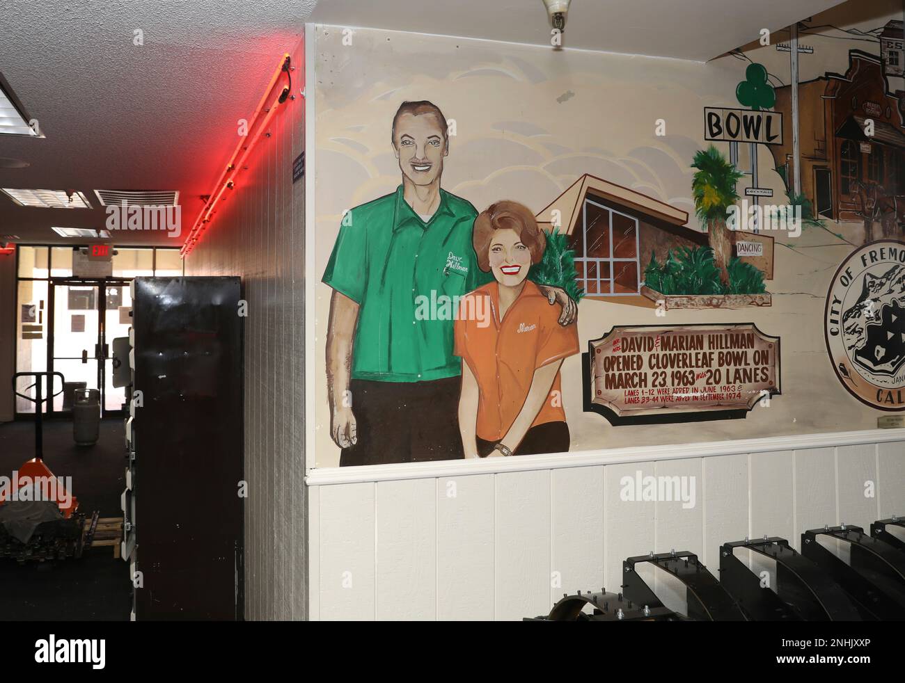Couple David and Marian Hillman opened the Cloverleaf Bowl in 1963 