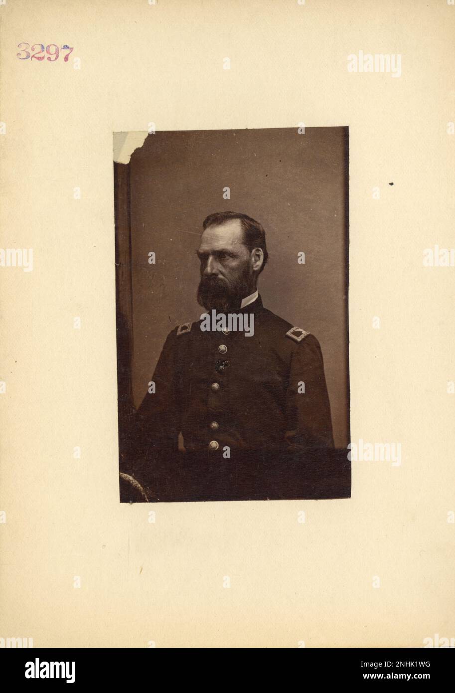 Gen. Benjamin F. Tracy 19th Century Mathew Brady, Quartermaster, and Other Civil War Photographs Stock Photo